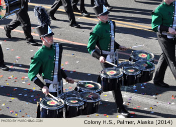 Colony High School Knights Marching Band THEE Northern Sound, Palmer, Alaska, 2014 Rose Parade