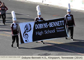 Dobyns-Bennett High School Marching Indian Band, Kingsport, Tennessee, 2014 Rose Parade