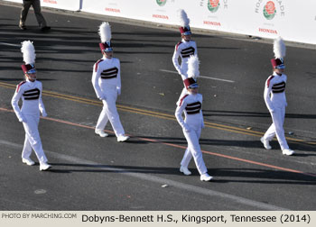 Dobyns-Bennett High School Marching Indian Band, Kingsport, Tennessee, 2014 Rose Parade