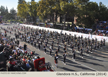 Glendora Tartan Band and Pageantry, Glendora, California, 2014 Rose Parade