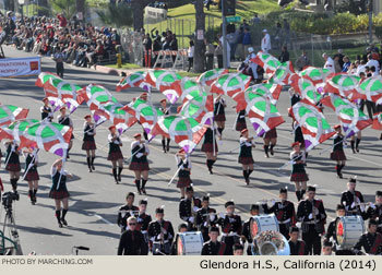 Glendora Tartan Band and Pageantry, Glendora, California, 2014 Rose Parade