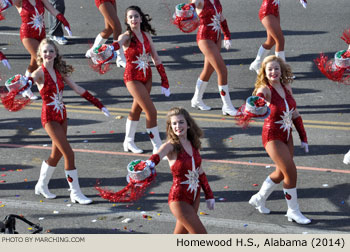 Homewood Patriot Band, Homewood, Alabama, 2014 Rose Parade