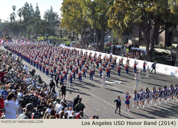 Los Angeles Unified School District Honor Marching Band 2014 Rose Parade