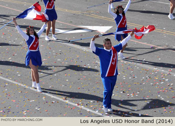 Los Angeles Unified School District Honor Marching Band 2014 Rose Parade