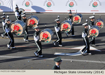 Michigan State University Marching Band 2014 Rose Parade