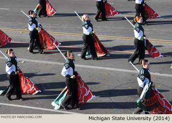 Michigan State University Marching Band 2014 Rose Parade