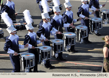 Rosemount High School Marching Band, Rosemount, Minnesota, 2014 Rose Parade