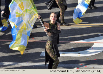 Rosemount High School Marching Band, Rosemount, Minnesota, 2014 Rose Parade