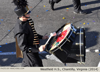 Westfield High School Marching Bulldogs, Chantilly, Virginia, 2014 Rose Parade