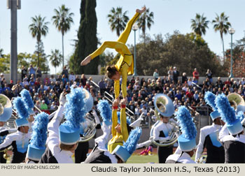 Claudia Taylor Lady Bird Johnson High School Marching Band, San Antonio, Texas, 2013