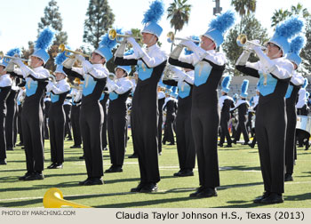 Claudia Taylor Lady Bird Johnson High School Marching Band, San Antonio, Texas, 2013