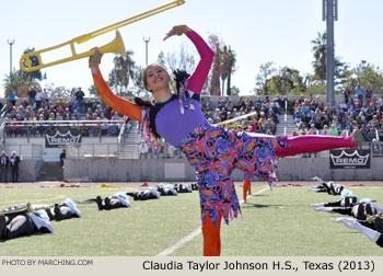 Claudia Taylor Lady Bird Johnson High School Marching Band, San Antonio, Texas, 2013