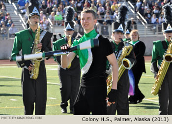 Colony High School Knights Marching Band THEE Northern Sound, Palmer, Alaska, 2013