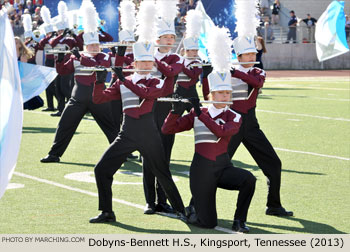 Dobyns-Bennett High School Marching Indian Band, Kingsport, Tennessee, 2013