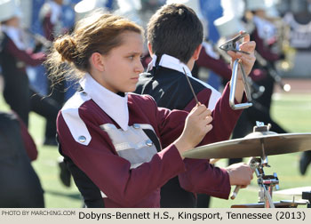 Dobyns-Bennett High School Marching Indian Band, Kingsport, Tennessee, 2013