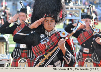 Glendora Tartan Band and Pageantry, Glendora, California, 2013