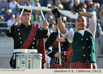 Glendora Tartan Band and Pageantry, Glendora, California, 2013