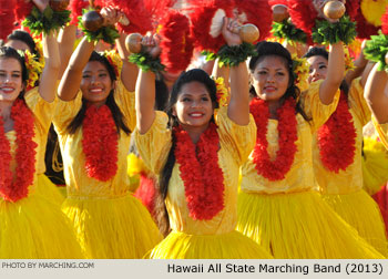 Hawaii All State Marching Band Na Koa Ali'i, Kaneohe, Hawaii, 2013