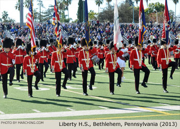 Liberty High School Grenadier Band, Bethlehem, Pennsylvania, 2013