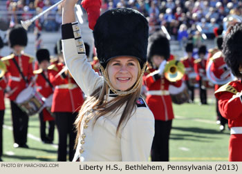 Liberty High School Grenadier Band, Bethlehem, Pennsylvania, 2013