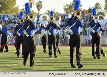 McQueen High School Lancer Band, Reno, Nevada, 2013