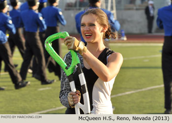 McQueen High School Lancer Band, Reno, Nevada, 2013