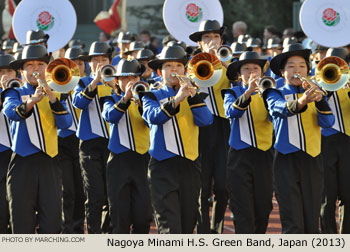 Nagoya Minami High School Green Band, Nagoya, Japan, 2013