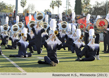 Rosemount High School Marching Band, Rosemount, Minnesota, 2013