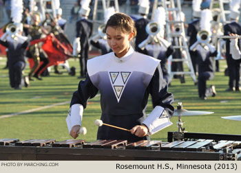 Rosemount High School Marching Band, Rosemount, Minnesota, 2013