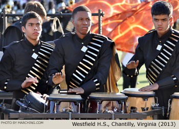 Westfield High School Marching Bulldogs, Chantilly, Virginia, 2013