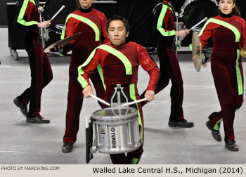 Walled Lake Central H.S. Michigan 2014 WGI Mid-South Percussion Championships Photo