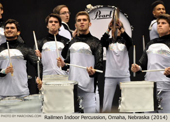 Railmen Indoor Percussion Omaha Nebraska 2014 WGI World Championships Photo