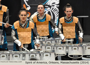 Spirit of America Percussion Ensemble Orleans Massachusetts 2014 WGI World Championships Photo