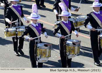 Blue Springs High School Golden Regiment, Blue Springs, Missouri 2015 Rose Parade