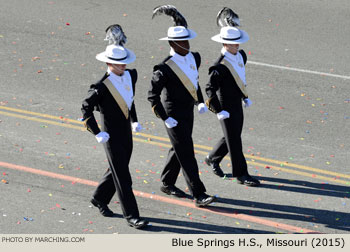 Blue Springs High School Golden Regiment, Blue Springs, Missouri 2015 Rose Parade