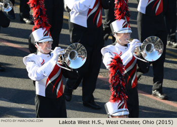 Lakota West High School Marching Firebirds, West Chester, Ohio 2015 Rose Parade