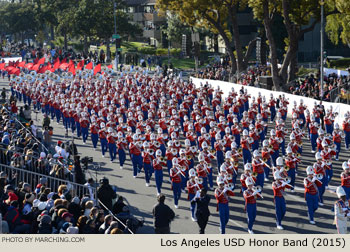 Los Angeles Unified School District Honor Marching Band 2015 Rose Parade