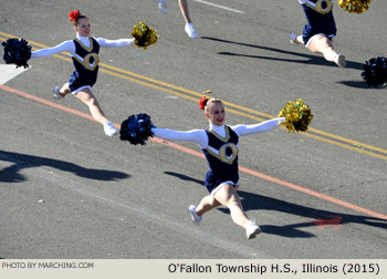 OFallon Township High School Marching Panthers, OFallon, Illinois 2015 Rose Parade