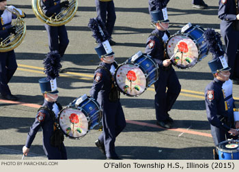 OFallon Township High School Marching Panthers, OFallon, Illinois 2015 Rose Parade