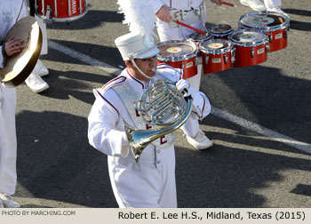 Robert E. Lee High School Mighty Rebel Band, Midland, Texas 2015 Rose Parade