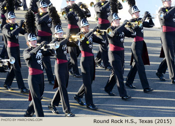 Round Rock High School Dragon Band, Round Rock, Texas 2015 Rose Parade