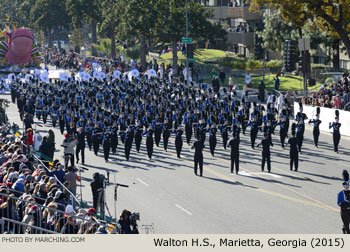 Walton High School Marching Raider Band, Marietta, Georgia 2015 Rose Parade