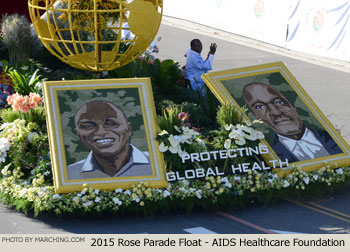 AIDS Healthcare Foundation 2015 Rose Parade Float Picture