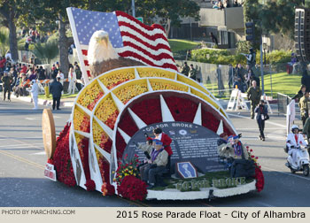 City of Alhambra 2015 Rose Parade Float Picture