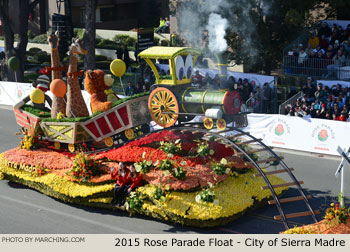 City of Sierra Madre 2015 Rose Parade Float Picture