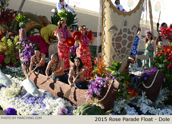 Dole Food Company 2015 Rose Parade Float Picture