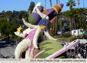 Farmers Insurance 2015 Rose Parade Float Picture