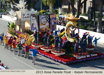 Kaiser Permanente 2015 Rose Parade Float Picture