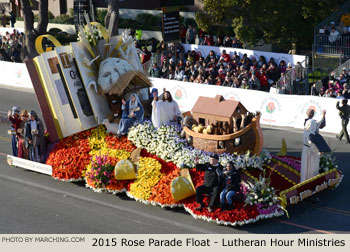 Lutheran Laymens League 2015 Rose Parade Float Picture