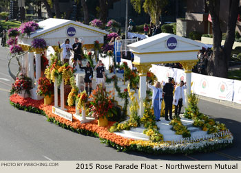 Northwestern Mutual NCAA 2015 Rose Parade Float Picture